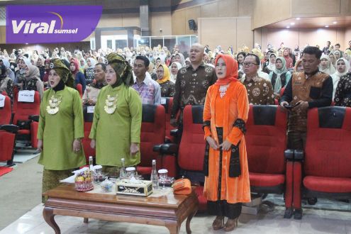 DWP Dinkominfo Muba Antusias Semarakkan Peringatan Hari Ibu ke 95 di Opproom. Foto : viralsumsel.com/dev