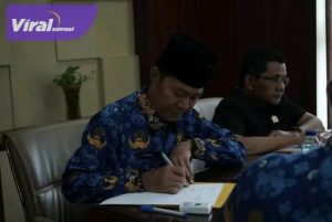 Penjabat Walikota Prabumulih Bahas Program Pembangunan di Bidang Perekonomian dan Penyediaan Pangan. Foto : viralsumsel.com/mal