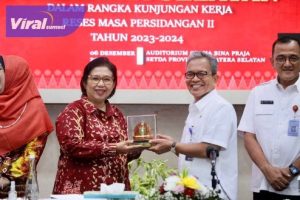 Terima Reses Komisi IX DPR RI, Sekda Supriono Paparkan Program  Kesehatan dan Ketenagakerjaan di Sumsel. Foto : viralsumsel.com/win