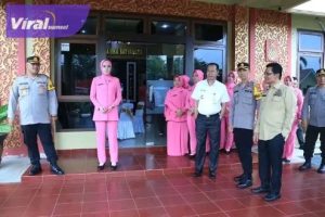 Pj Walikota Prabumulih H. Elman Meresmikan Lapangan Tembak Polres Prabumulih. Foto : viralsumsel.com/mal
