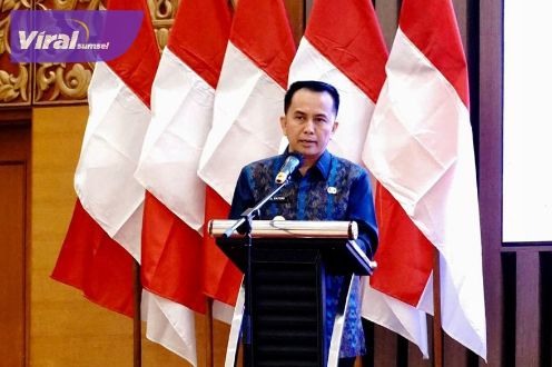 Penjabat (Pj) Gubernur Sumatera Selatan (Sumsel) Agus Fatoni. Foto : viralsumsel.com/win