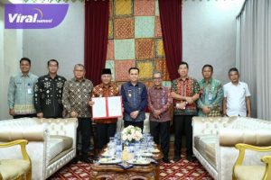 Pj Gubernur Agus Fatoni Resmi Tunjuk Kabupaten MUBA Sebagai Tuan Rumah Porprov XV Tahun 2025. Foto : viralsumsel.com/win