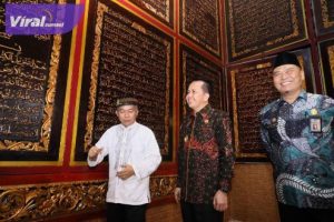 Dorong Kemajuan Sektor Wisata Religi, Pj Gubernur Agus Fatoni Kunjungi Bayt Al-Qur’an Al-Akbar Gandus Palembang. Foto : viralsumsel.com/win