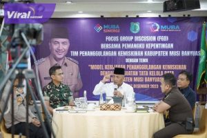 Hasil Riset Pj Bupati Muba Apriyadi Soal Kemiskinan Sejalan dengan Visi Presiden Bank Dunia. Foto : viralsumsel.com/dev