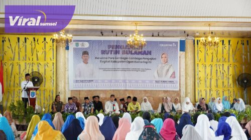 Majelis Taklim Bende Seguguk kembali menggelar acara pengajian rutin bulanan di Pendopo Kabupaten OKI, Kamis (21/12/2023). Foto : viralsumsel.com/zep