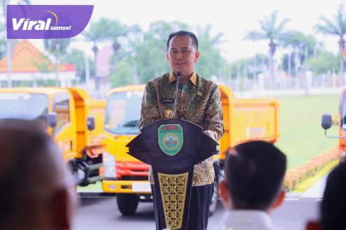 Penjabat (Pj) Gubernur Sumatera Selatan (Sumsel) Agus Fatoni. Foto : viralsumsel.com/win