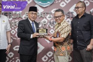 Pj Bupati Muba H Apriyadi terima Audensi PT. Sucofindo Palembang. Foto : viralsumsel.com/dev