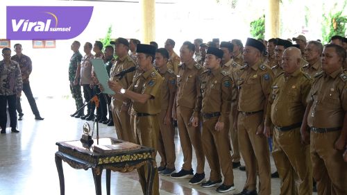 Kades di OKI Deklarasi Netral di Pemilu dan Pilkada 2024. Foto : viralsumsel.com/zep