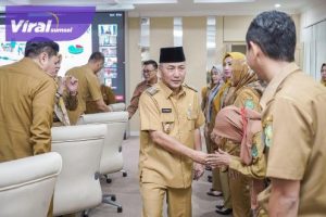Pemkab Muba Ikuti Rakor Pengendalian Inflasi Bersama Kemendagri Secara Virtual. Foto : viralsumsel.com/dev