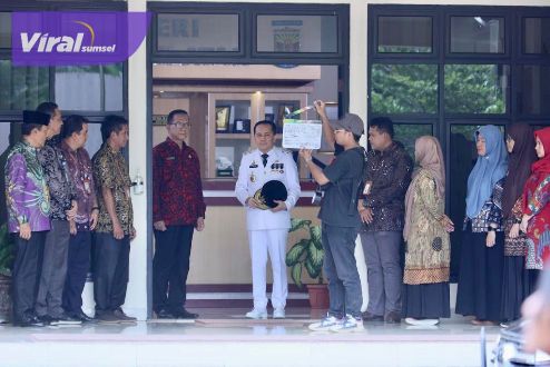 Ikuti Syuting Film ‘Dul Muluk dan Dul Malik’, Pj Gubernur Sumsel Agus Fatoni Dukung Karya Film yang Angkat Budaya Daerah. Foto : viralsumsel.com/win