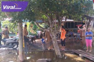 Warga Terdampak Banjir di Muba Butuh Tenda Pengungsian dan Logistik. Foto : viralsumsel.com/dev
