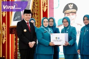 Pj Ketua TP PKK Tyas Fatoni Apresiasi Sinkronisasi Program Kerja se-Sumsel Sentuh Angka 90 Persen. Foto : viralsumsel.com/win