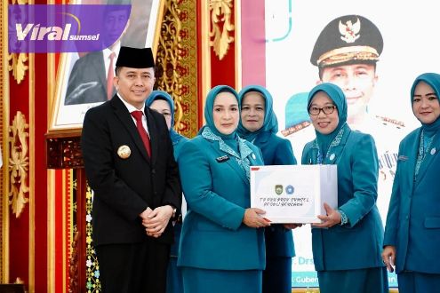 Pj Ketua TP PKK Tyas Fatoni Apresiasi Sinkronisasi Program Kerja se-Sumsel Sentuh Angka 90 Persen. Foto : viralsumsel.com/win