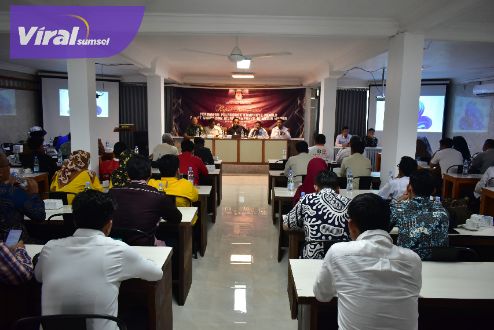 Jelang Kampanye Terbuka KPU Mantapkan Koordinasi. Foto : viralsumsel.com/zep