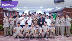 Pj Sekda Muba Musni Wijaya Hadiri Pelantikan Jabatan PPATS. Foto : viralsumsel.com/dev