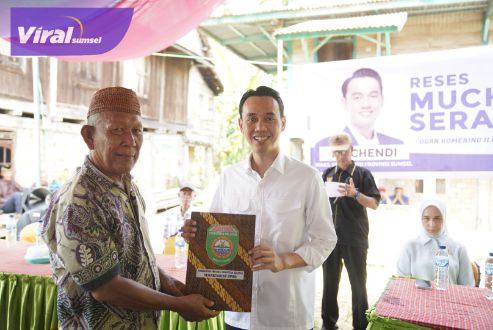 Reses Tahap I 2024, H Muchendi Wakil Ketua DPRD Sumsel Serap Permintaan Bedah Rumah, Pengangkatan Guru Honor Hingga Normalisasi Sungai. Foto : viralsumsel.com