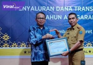 Baik Kelola TKD, OKI Raih 3 Award dari Kemenkeu. Foto : viralsumsel.com/zep