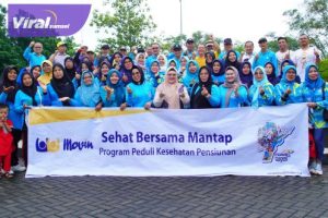 Jaga Kebugaran Tubuh, Pj TP PKK Muba Senam Sehat Bersama Puluhan Lansia. Foto : viralsumsel.com/dev