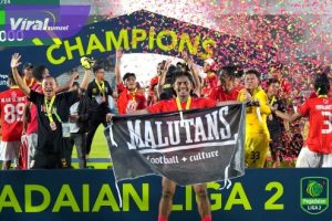Malut United Catatkan Sejarah Lolos Liga 1. Foto : lib