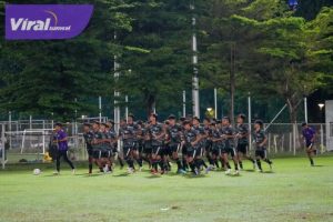 Jelang Uji Coba Lawan Tiongkok U-20, Timnas Indonesia U-20 Berlatih Secara Intensif. Foto : pssi
