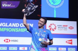 Jonatan Christie Juara All England 2024. Foto : pbsi