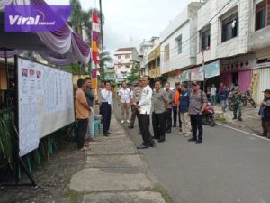 Pj Walikota Prabumulih Monitoring di Beberapa TPS, Proses Pemungutan Suara Berjalan Aman, Lancar, dan Kondusif. Foto : viralsumsel.com/man