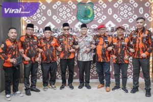 Pengurus Cabang Pemuda Pancasila Muba Audiensi Bersama Pj Bupati Apriyadi. Foto : viralsumsel.com/dev