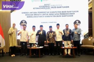 Pj Gubernur Agus Fatoni Harapkan Semua Pihak Terlibat Sukseskan Tujuh Gerakan Serentak Se-Sumsel. Foto : viralsumsel.com/win