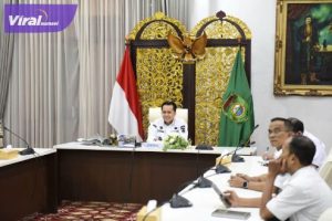 Pj Gubernur Agus Fatoni Hadiri Rakor Terkait Pelaksanaan Pilkada dan Tata Kelola Penyelenggaraan Pemda bersama Mendagri. Foto : viralsumsel.com/win