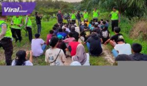 Polres Banyuasin Amankan Puluhan Sepeda Motor, Antisipasi Balap Liar di Eks Penas Sembawa. Foto : viralsumsel.com/ist