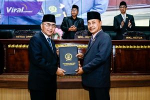 Empat Pansus DPRD Muba Sampaikan Laporan Hasil Pembahasan LKPJ Pj Bupati Muba Apriyadi. Foto : viralsumsel.com/dev