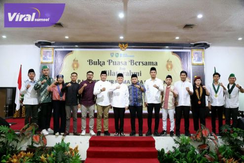 Pj Gubernur Agus Fatoni Ajak Organisasi Mahasiswa Cipayung Plus Dukung Lima Program Prioritas Sumsel. Foto : viralsumsel.com/win