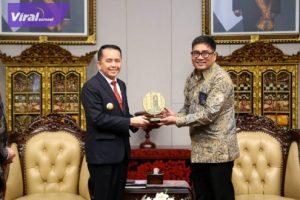 Pj Gubernur Agus Fatoni Kuatkan Sinergi Pemprov-Pusri Atasi Inflasi, Stunting dan Kemiskinan Ektrem di Sumsel. Foto : viralsumsel.com/win