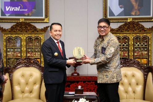 Pj Gubernur Agus Fatoni Kuatkan Sinergi Pemprov-Pusri Atasi Inflasi, Stunting dan Kemiskinan Ektrem di Sumsel. Foto : viralsumsel.com/win