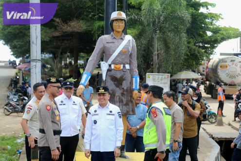 Pj Gubernur Agus Fatoni Usulkan Pelebaran Jalan Palembang - Betung ke Kementerian PUPR Guna Atasi Kemacetan Panjang. Foto : viralsumsel.com/win