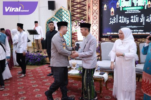Suasana Cerah dan Penuh Tali Persaudaraan, Pj Walikota Palembang Ratu Dewa Silahturahmi Bersama Seluruh Elemen Masyarakat. Foto : viralsumsel.com/nto