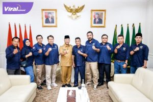 Ketua dan Pengurus Persatuan Wartawan Indonesia (PWI) Provinsi Sumatera Selatan (Sumsel) melakukan audiensi dengan Pj Bupati Musi Banyuasin (Muba) H Apriyadi Mahmud. Foto : viralsumsel.com/dev