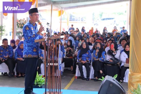 Cerita Lika-liku Ratu Dewa Bikin Ribuan Guru TK, PAUD, SD Hingga SMP Negeri dan Swasta Terkesima. Foto : viralsumsel.com/nto