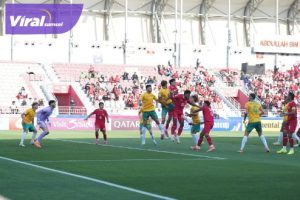 Timnas Indoensia U-23 raih tiga poin setelah mengalahkan Timnas Australia U-23 dengan skor tipis 1-0 pada laga kedua Grup A Piala Asia U-23 di Doha, Qatar, Kamis (18/4/2024). Foto : viralsumsel.com/pssi