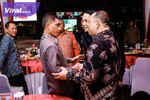 Pj Bupati Muba Sandi Pahlevi Hadiri Acara Lepas Sambut Pangdam II/Sriwijaya. Foto : viralsumsel.com/dev