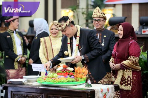Pj Gubernur Agus Fatoni Apresiasi Prestasi dan Capaian Kabupaten Banyuasin pada HUT ke-22. Foto : viralsumsel.com/win