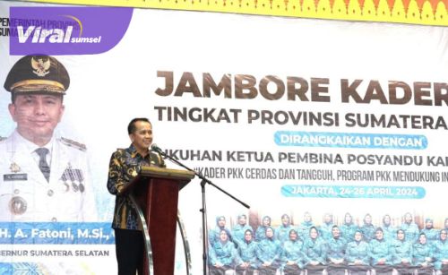Pj Gubernur Agus Fatoni Tutup Jambore Kader PKK Tingkat Provinsi Sumsel Tahun 2024. Foto : viralsumsel.com/win