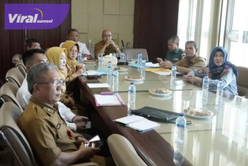 Pj Sekda Prabumulih Aris Priadi Mengikuti Rapat Koordinasi Pengendalian Inflasi Daerah Tahun 2024. Foto : viralsumsel.com/man