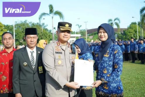 Pj. Walikota Prabumulih Lantik dan Serahkan SK Kepada 595 PPPK Formasi Tahun 2023. Foto : viralsumsel.com/man