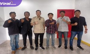 Pengurus DPD PJS Sumsel Usai Audiensi Dengan Akbar Alfaro. Foto : Viralsumsel/Nto