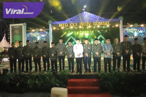 Pj Walikota Prabumulih H Elman Hadiri Pembukaan MTQ ke-XXX Tingkat Provinsi Sumsel. Foto : viralsumsel.com/man