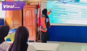 Mahasiswa KKN Universitas Serasan Sosialisasi Mengenal Penyebab Kenakalan Remaja serta Cara Mengatasi Bahaya Kenakalan Remaja Pada Siswa SDN 15 Muara Enim. Foto : viralsumsel.com/rosyid