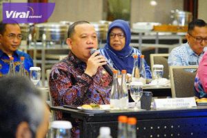 Rakor Lintas Sektor, Pj Bupati Muba H Sandi Paparkan RDTR Kawasan Perkotaan Sungai Lilin. Foto : viralsumsel.com/dev