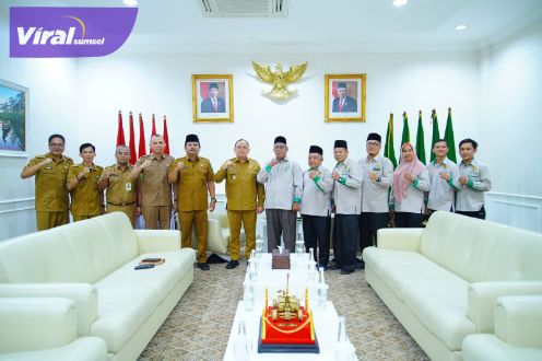 Pj Bupati Sandi Fahlepi Apresiasi Program Kerja BAZNAS Muba. Foto : viralsumsel.com/dev