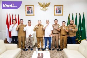 KONI Muba Temui Pj Bupati Sandi Fahlepi Bahas Persiapan Porprov 2025. Foto : viralsumsel.com/dev